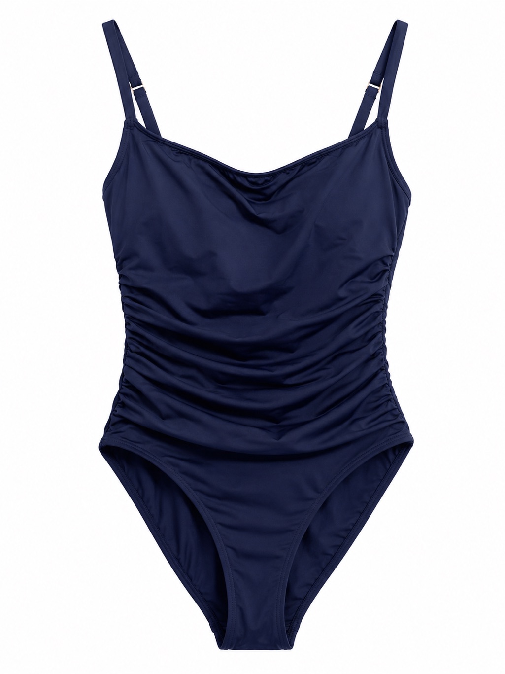La Blanca Navy One-Piece Swimsuit With Subtle Detail Size 2